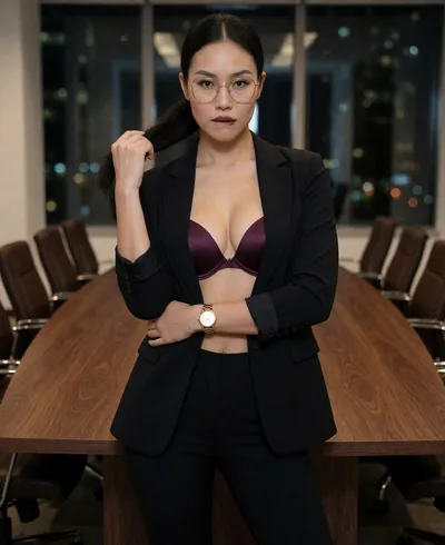 Khánh Vân, 34, mặc nội y